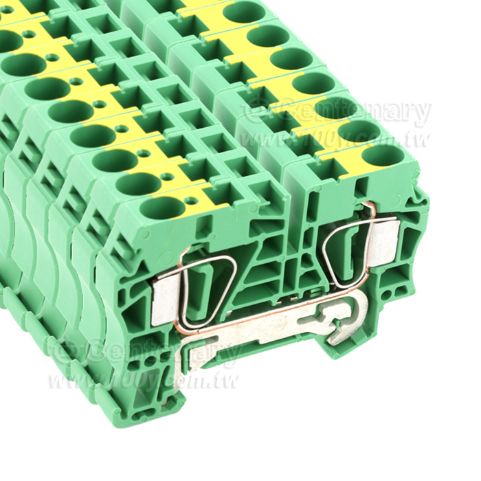 Connection block Din track, channel 2pin push-in - 146584 Product Image