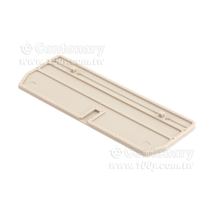 End plate, rail type - 146661 Product Image