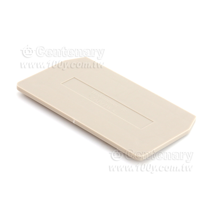 End plate, rail type - 146662 Product Image