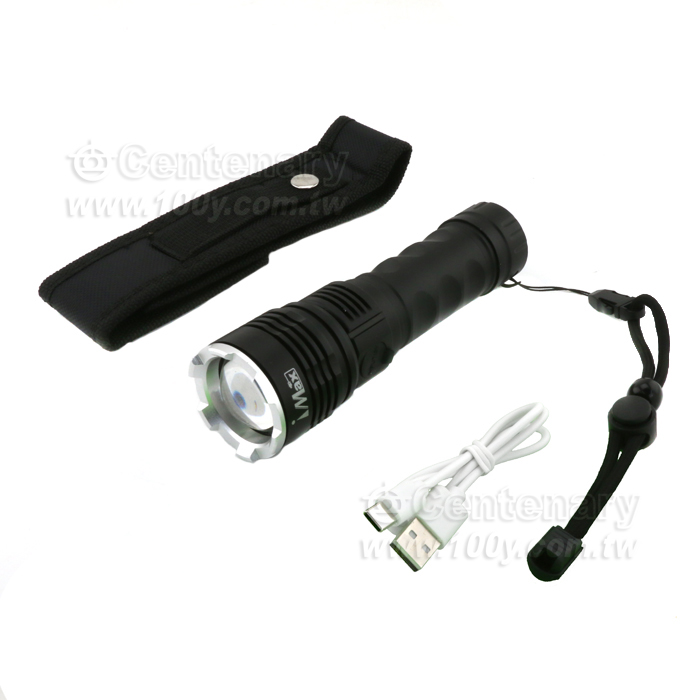 四核LED直充式調焦手電筒 - 147273 產品圖片
