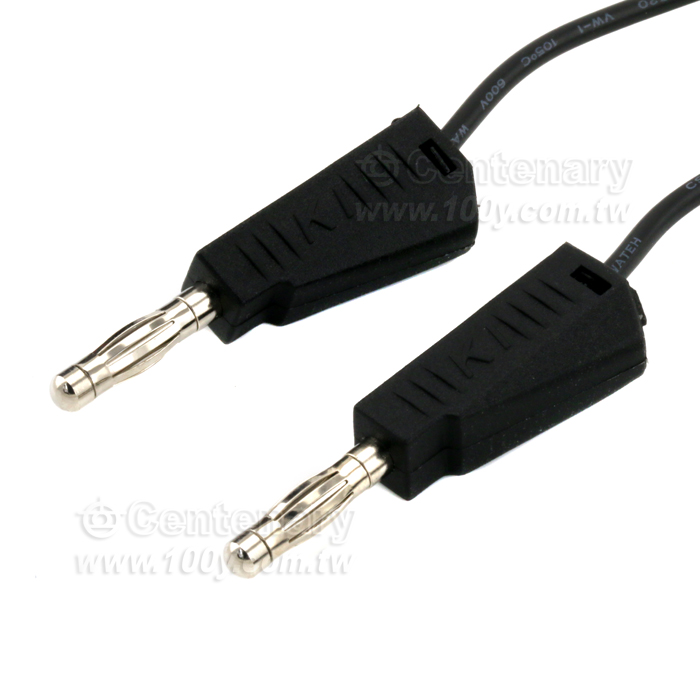4mm黑色香蕉頭測試線 20AWG【ROHS】 - 55312 產品圖片