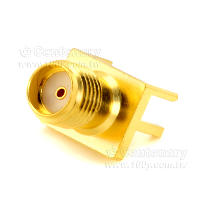 SMA Jack PCB End Launch With Round Contact; 25GHz  VSWR 1.2 - 92496 Product Image