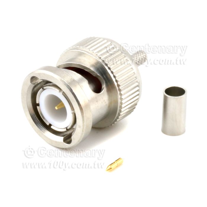 BNC Plug Crimp For RD316,RD316-FEP; 1.8GHz VSWR 1.2 - 147209 Product Image