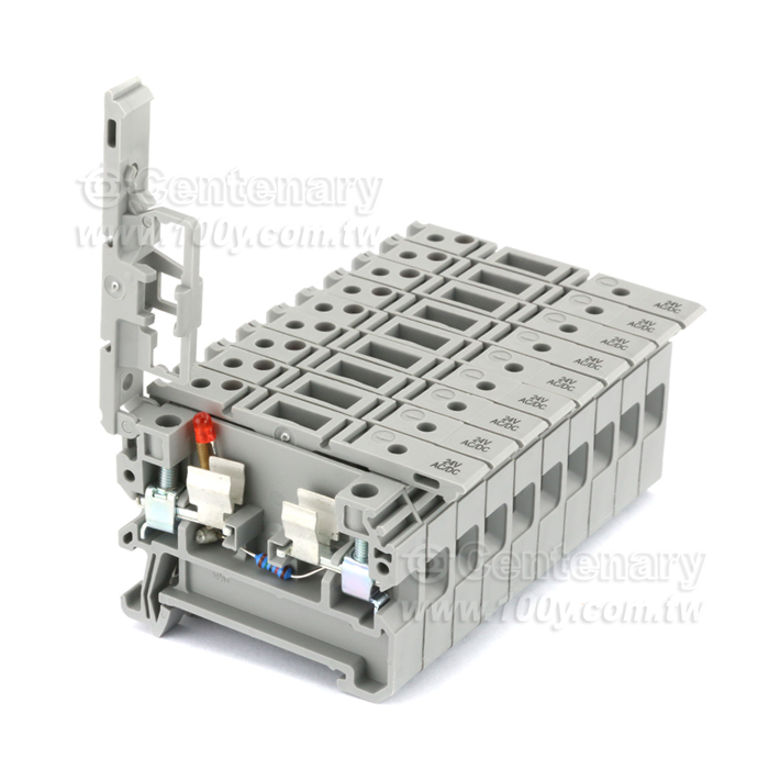 AC/DC with indicator gray terminal - 147061 Product Image