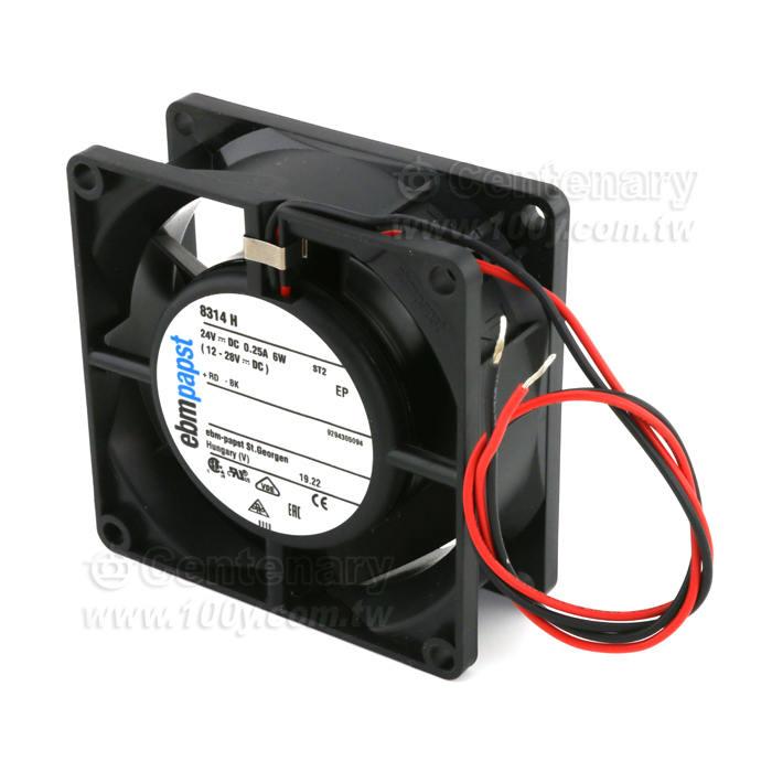 EBM-PAPST 24VDC 6W 80x80x32mm  5000RPM - 147537 產品圖片