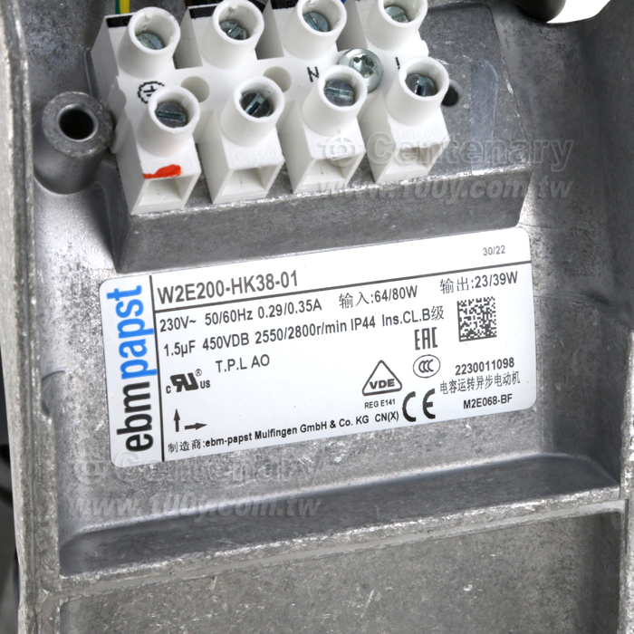 ebm-papst_交流風扇 225x80mm, 2800RPM,  80W - 147542 產品圖片