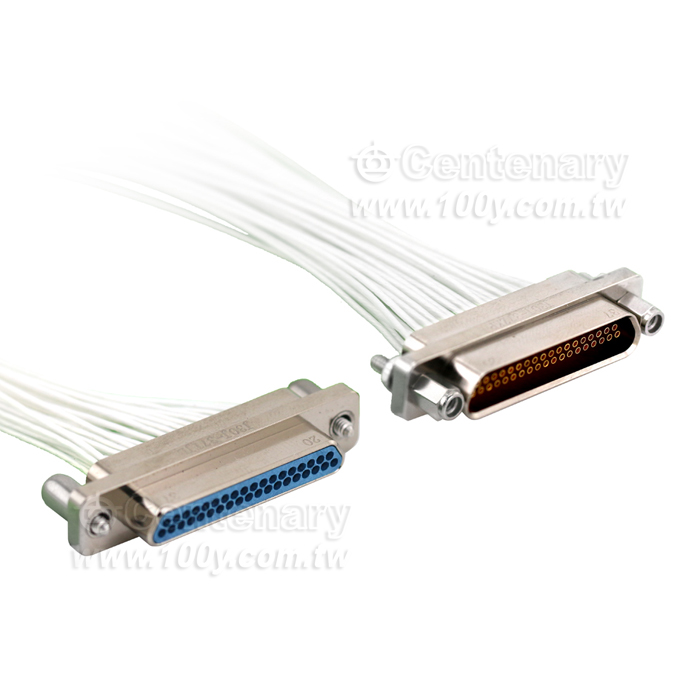 Rectangular connector 74 core socket line length 20cm - 147592 Product Image