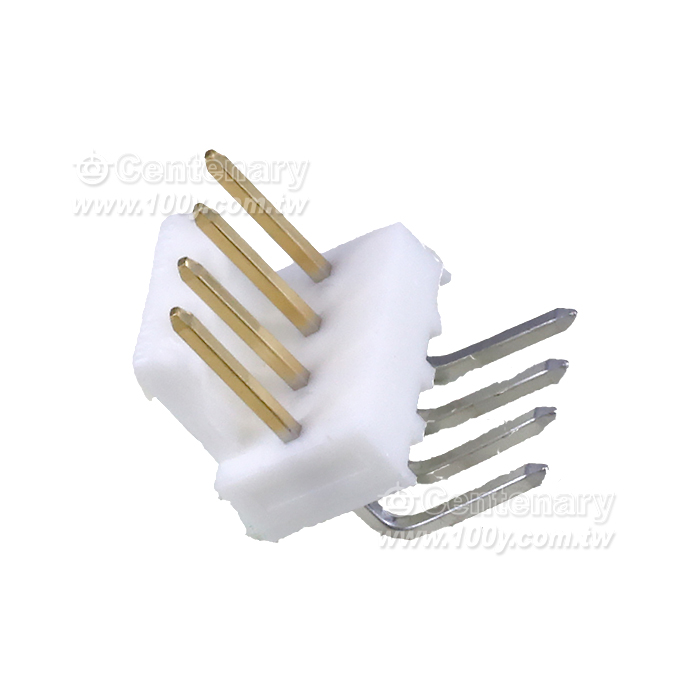 R/A PCB HDR 4P GOLD FRICTION LOCK - 148461 Product Image