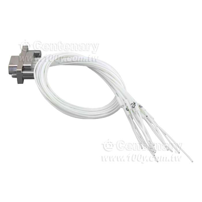 Rectangular connector 74 core plug wire length 20cm - 147565 Product Image
