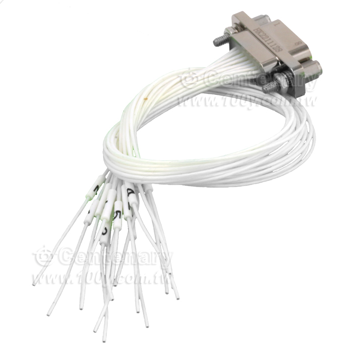 Rectangular connector 74 core socket line length 20cm - 147566 Product Image
