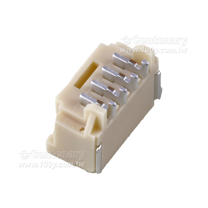 WTB Hdr Singl Row RA 4Ckt Natural Tin - 147925 Product Image