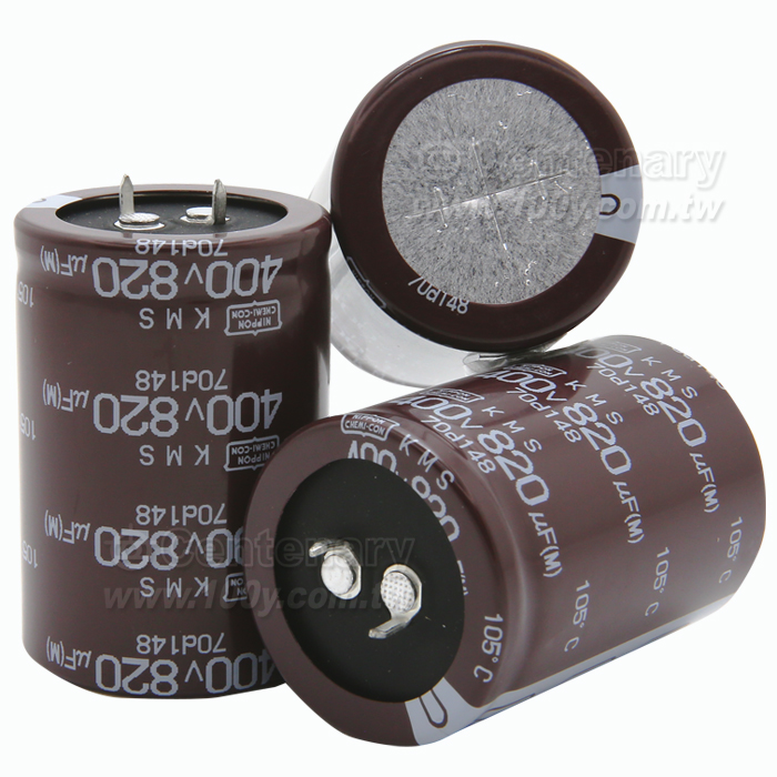 NCC KMS-820uF/400V 105℃ 35*50mm 牛脚 - 148109 產品圖片