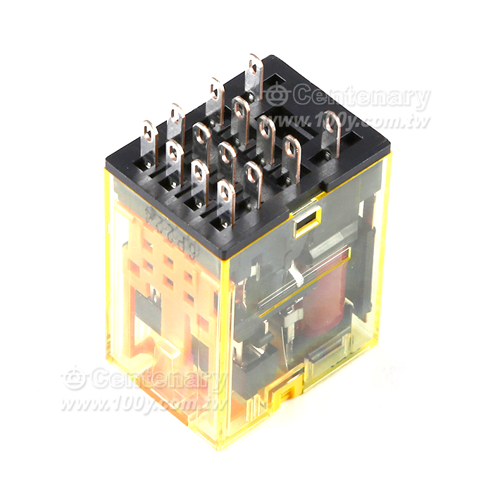 IDEC和泉中間繼電器 AC220V 14腳 6A 4開4閉帶燈 4PDT - 148356 產品圖片