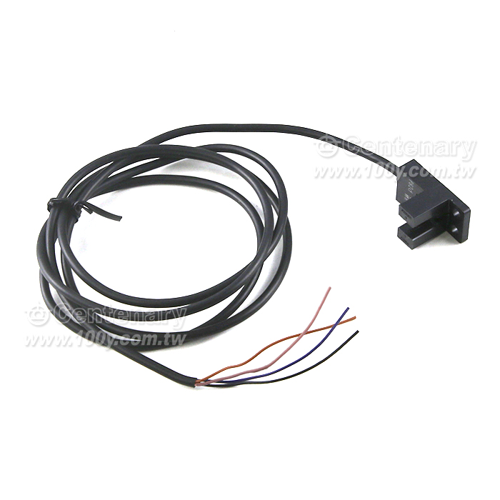 光遮斷器 PNP溝寬5mm  帶線1m - 148959 產品圖片