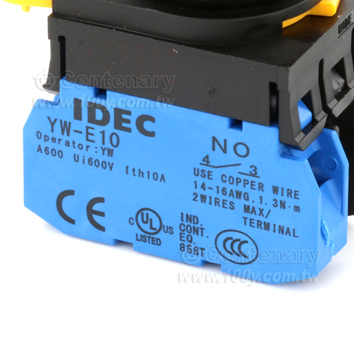 IDEC_緊急停止按鈕開關-照明型-1NO 24VDC - 148371 產品圖片