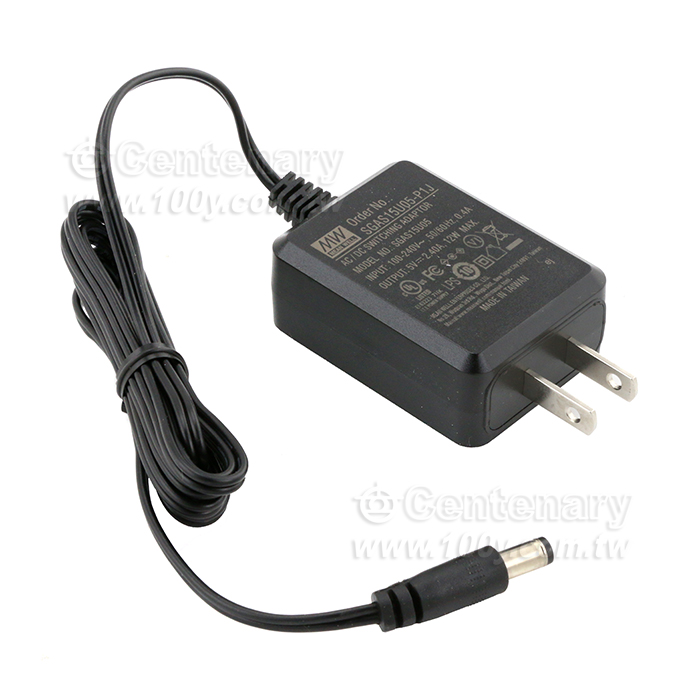 12W O/P: 5V/2.4A AC-DC壁掛式供應器 - 92511 產品圖片