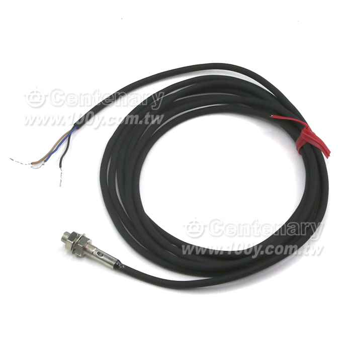 M5微型電感式磁性金屬感應器感測器-PNP NO屏蔽型(平頭) - 144289 產品圖片