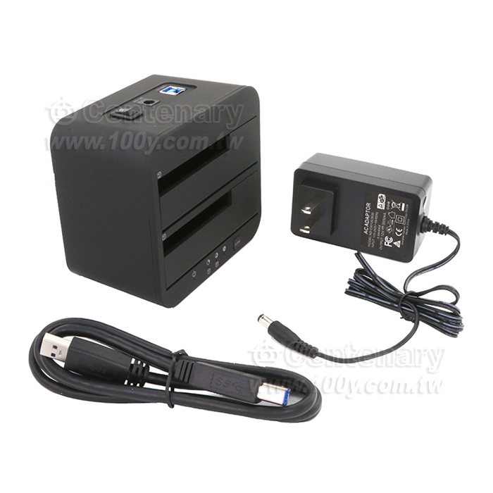 USB3.1 Gen1 2.5吋/3.5吋 雙SATA SSD硬碟拷貝機+HUB+讀卡機 - 92818 產品圖片