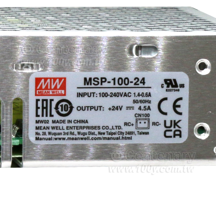 100W/24V 電源供應器 - 91137 產品圖片