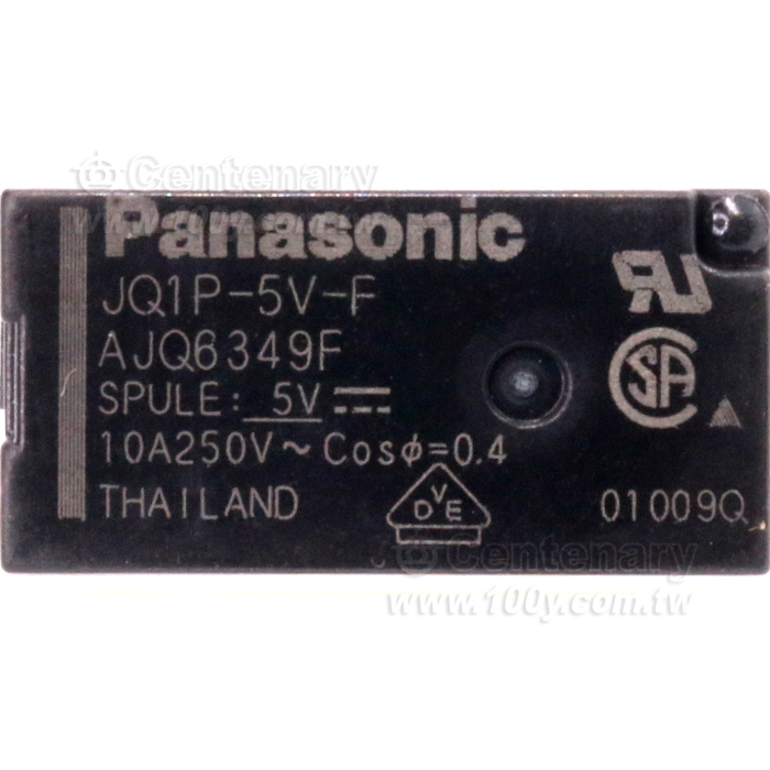 Panasonic_通用繼電器 10A 5VDC SPDT HIGH CAP - 148167 產品圖片