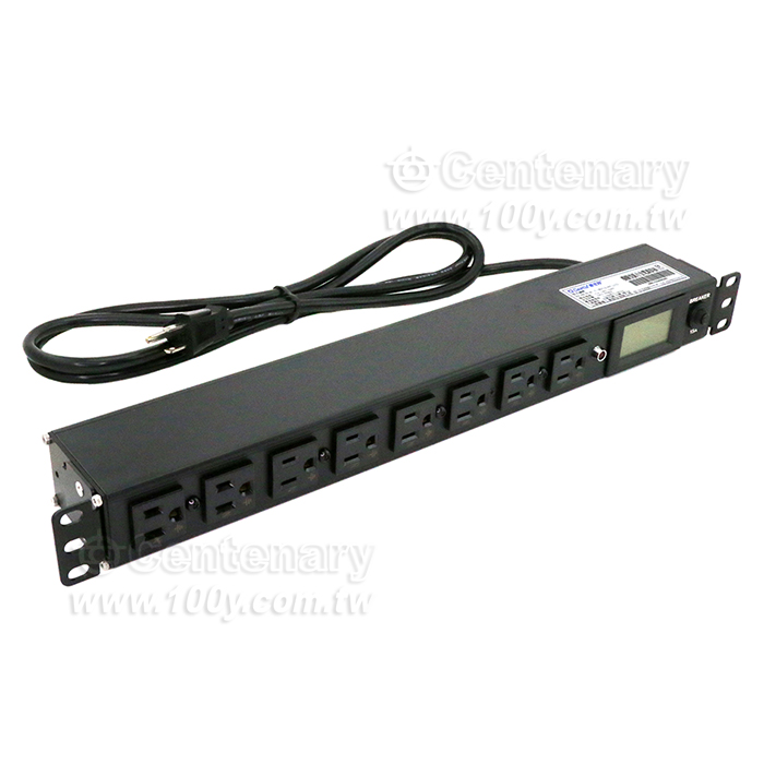 20A機櫃專用110/220V 鋁合金防突波電源分配插座/延長線 180cm - 149794 產品圖片