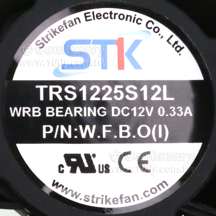 帶線式風扇 DC12V 120*120*25mm - 148285 產品圖片