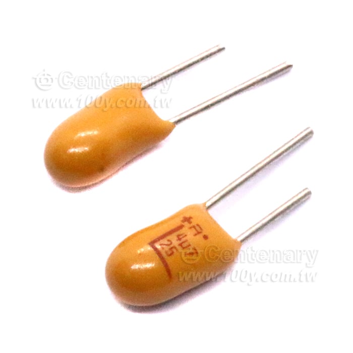 AVX_DIP鉭質電容 4.7UF/25V ±20％【無鉛】 - 149768 產品圖片