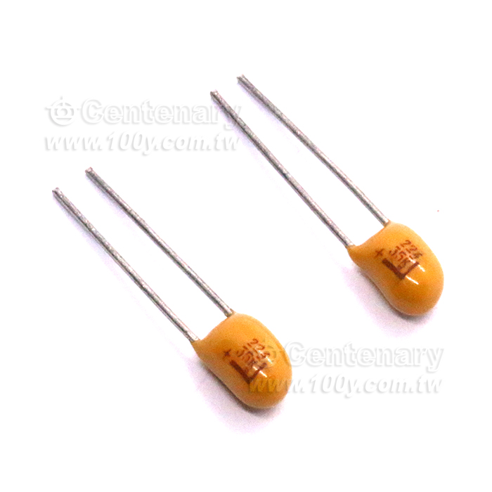 DIP鉭質電容 0.22uF/35V ±20％【無鉛】 - 149831 產品圖片