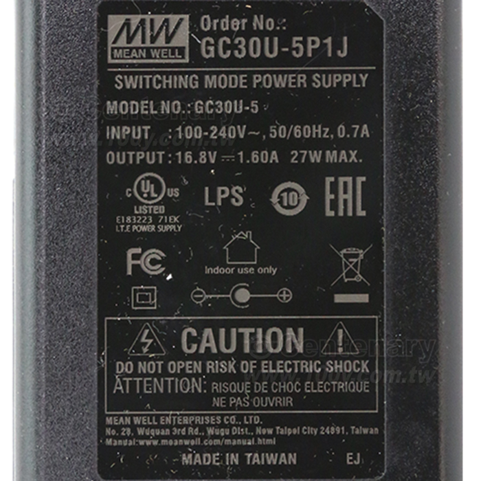 27W O/P: 16.8V/1.6A - 93030 產品圖片