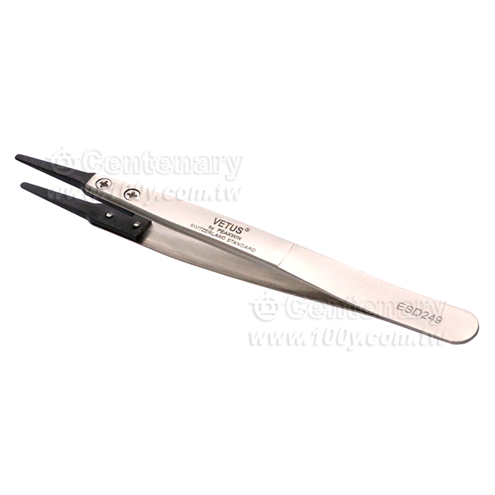 ESD Anti-Static Stainless Tweezers - 52207 Product Image