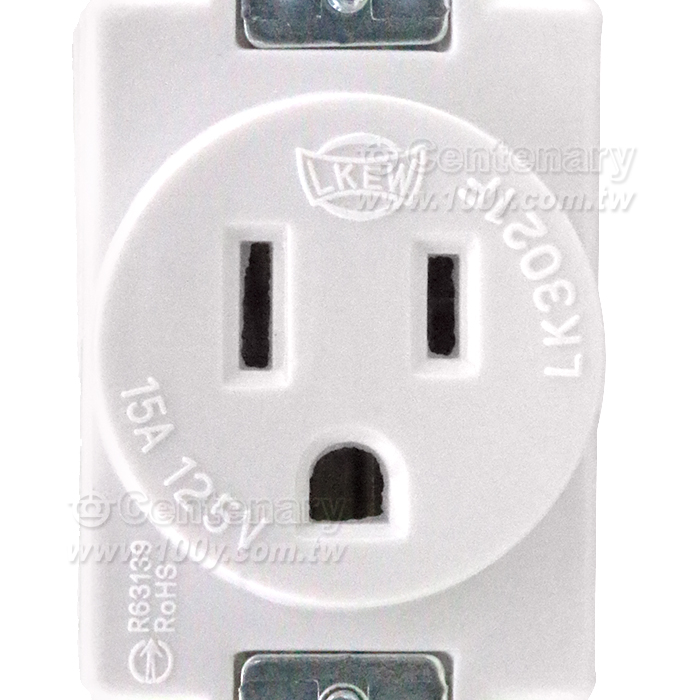 美式暗啞插座15A/125V - 149314 產品圖片