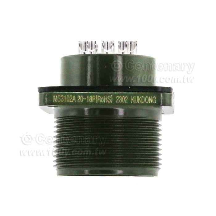 9P Box Mount Receptacle - 60020 Product Image