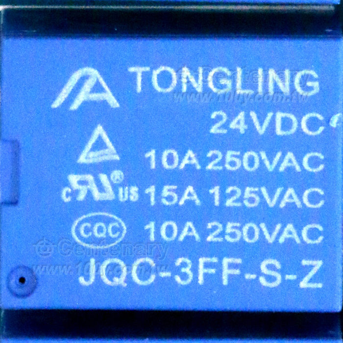 4路低電平觸發繼電器模塊,帶光耦  24V - 119310 產品圖片