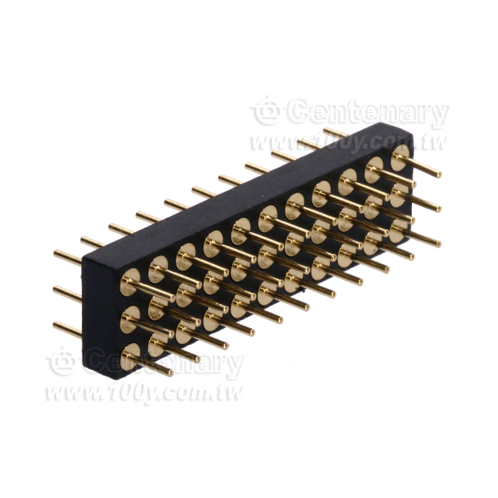 圓孔雙頭針公 3*11 全鍍金 2.54mm - 151470 產品圖片