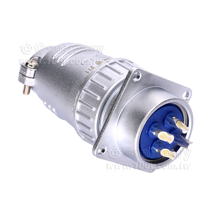 金屬連接器4P母插頭 20A/250V - 121497 產品圖片