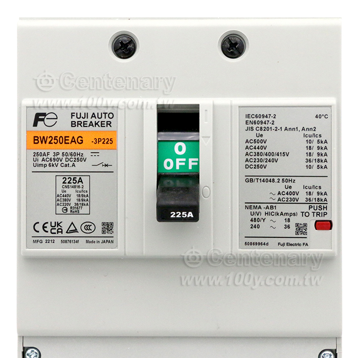 無熔線斷路器 3P/225A - 115586 產品圖片