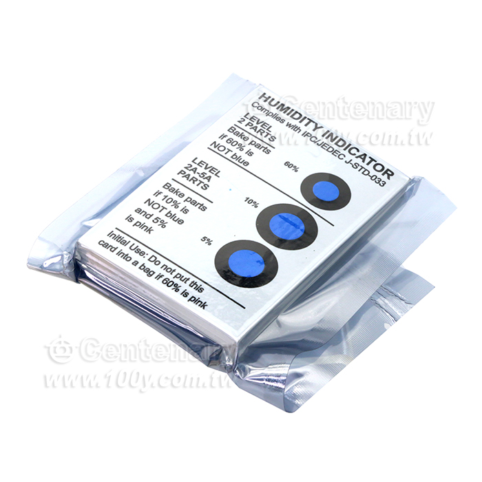 三點式溫度指示卡 5%-10%-60% 藍變粉 200片/罐 - 152183 產品圖片