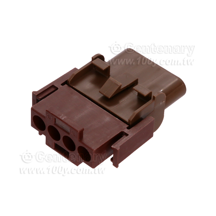 CONN PLUG HSG 4P UNIV BROWN - 93525 Product Image
