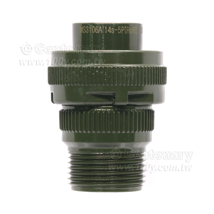5P公端直管接頭 20A 200Vac - 32186 產品圖片