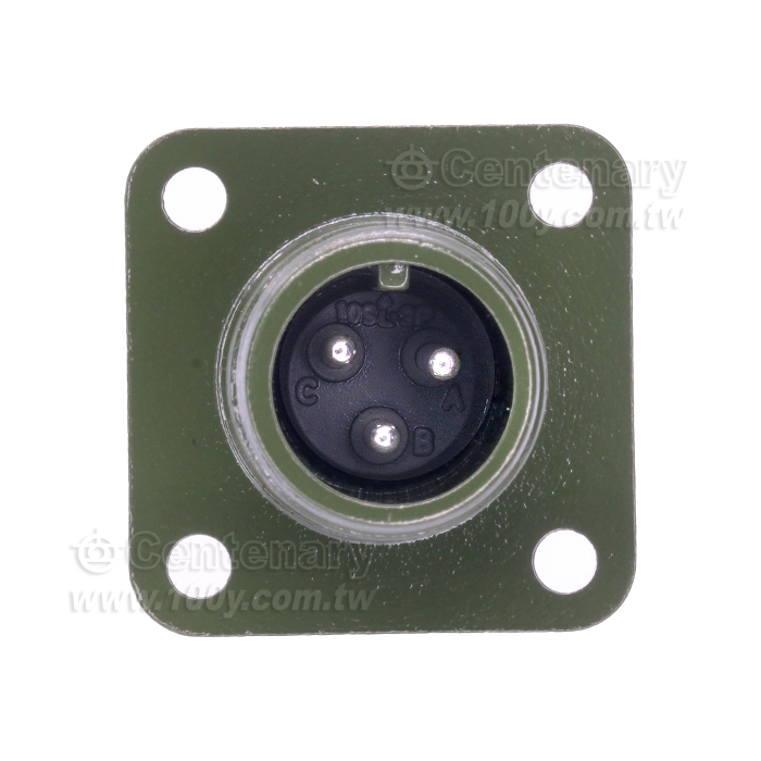 3P Box Mount Receptacle - 162365 Product Image