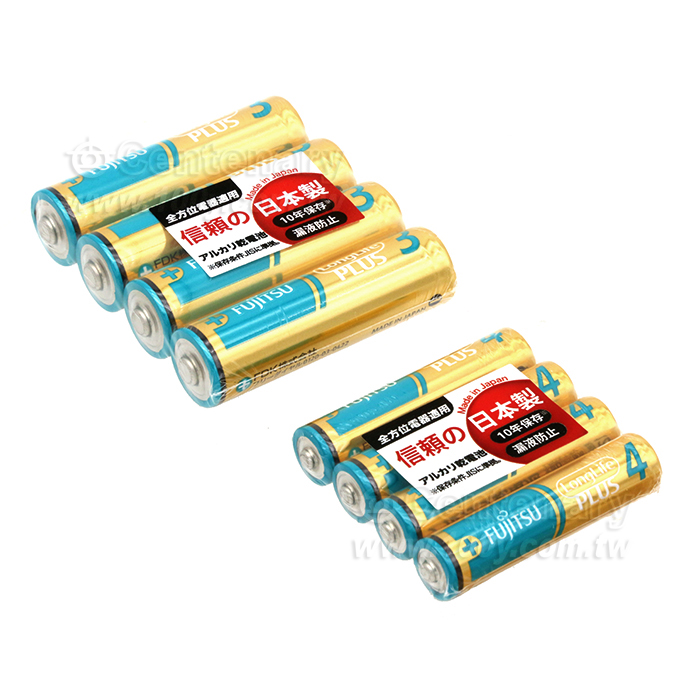 4號鹼性電池4入簡裝 - 93786 產品圖片