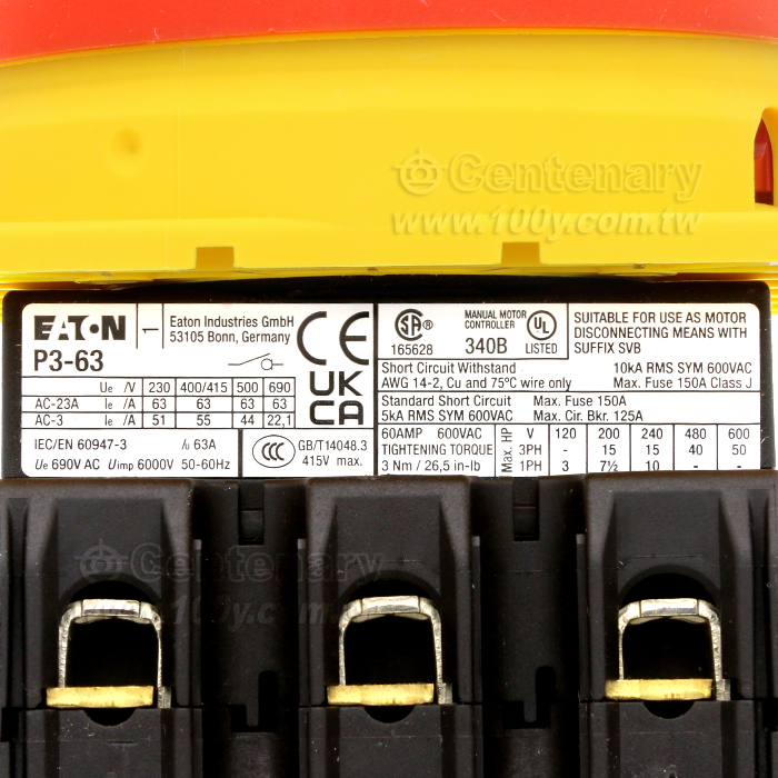 MOELLER_Isolating Switch - 115135 Product Image
