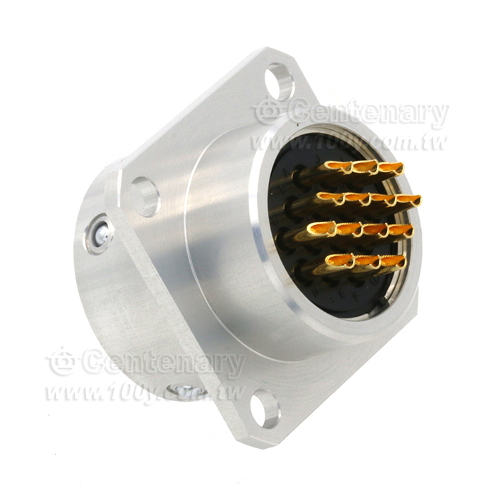 "TAJIMI" PRC04 Series 14P square male socket 3A/400V - 158651 Product Image