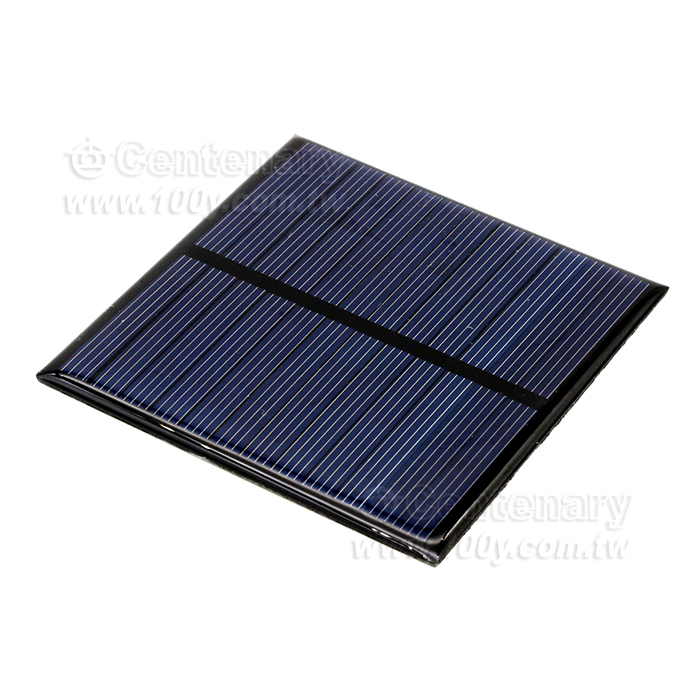 6V 多晶太陽能板  150mA/0.9W  尺寸80*80mm - 154547 產品圖片