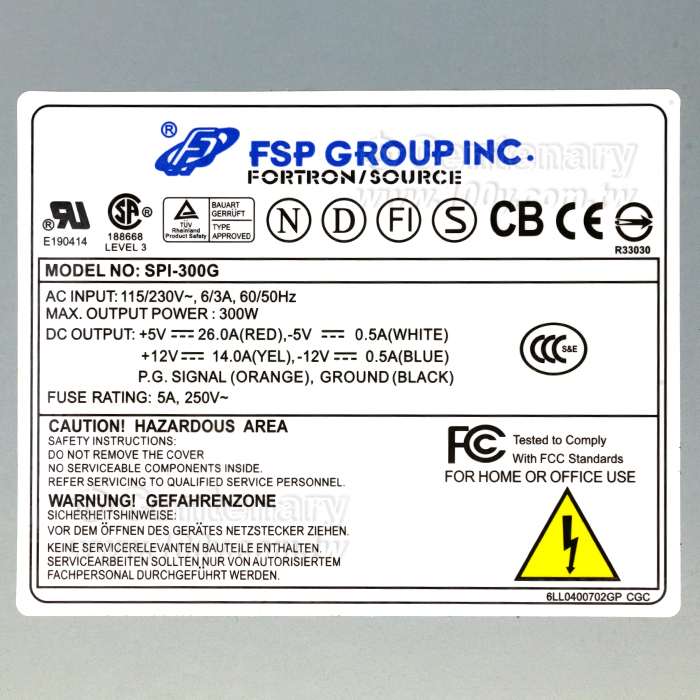 Old style spark machine power supply - 154021 Product Image