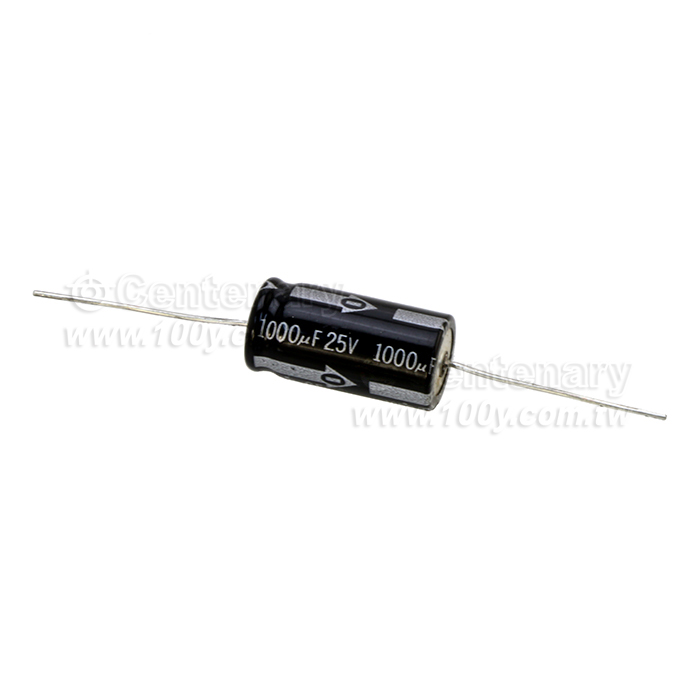 臥式GE軸向電容系列  1000uF/25V  12.5*25mm - 154509 產品圖片