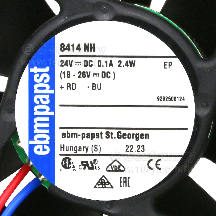 DC風扇37.0dB（A）2.4W 46.5 CFM（1.30m³/min） 2 引線 - 154736 產品圖片