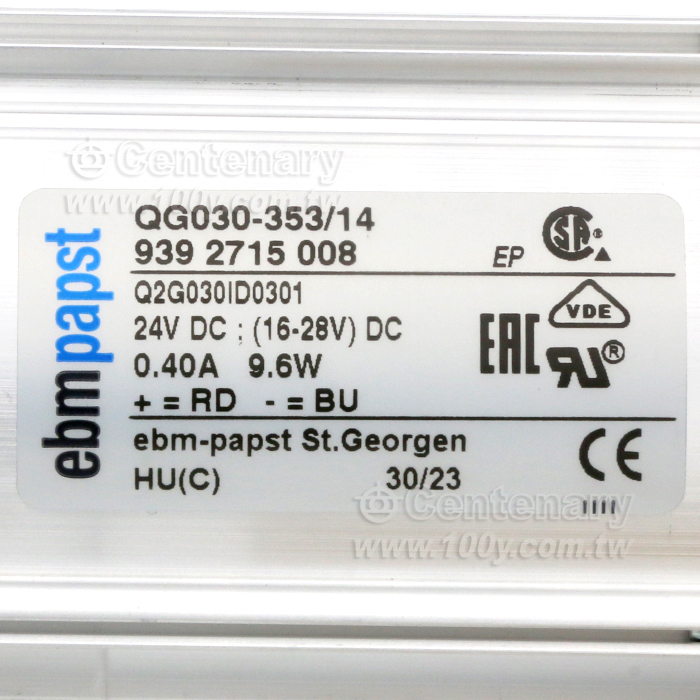 ebm-papst Tubeaxial DC Fans - 154739 Product Image