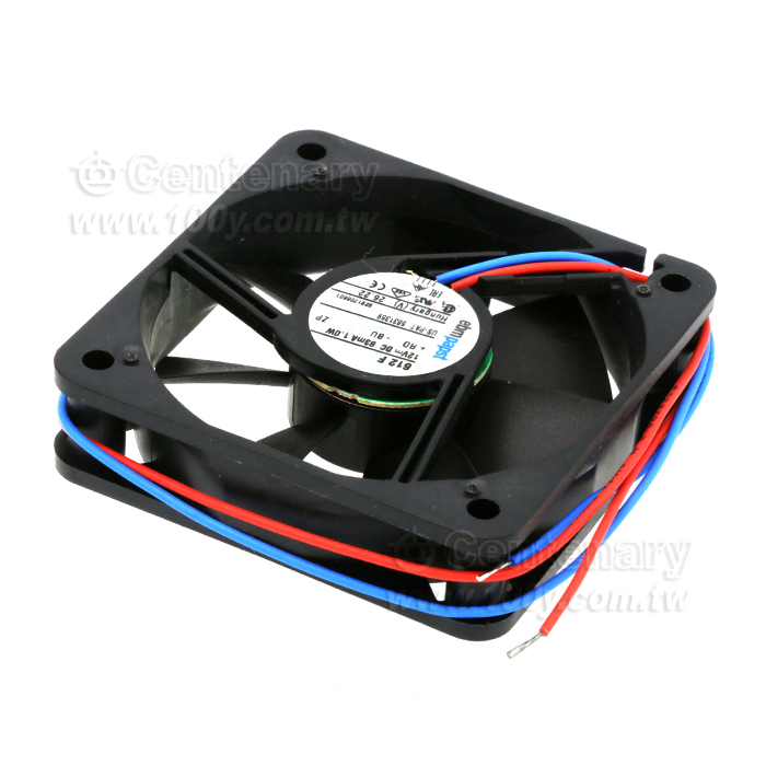 低噪音散熱風扇 60*60*15mm DC12V - 96989 產品圖片