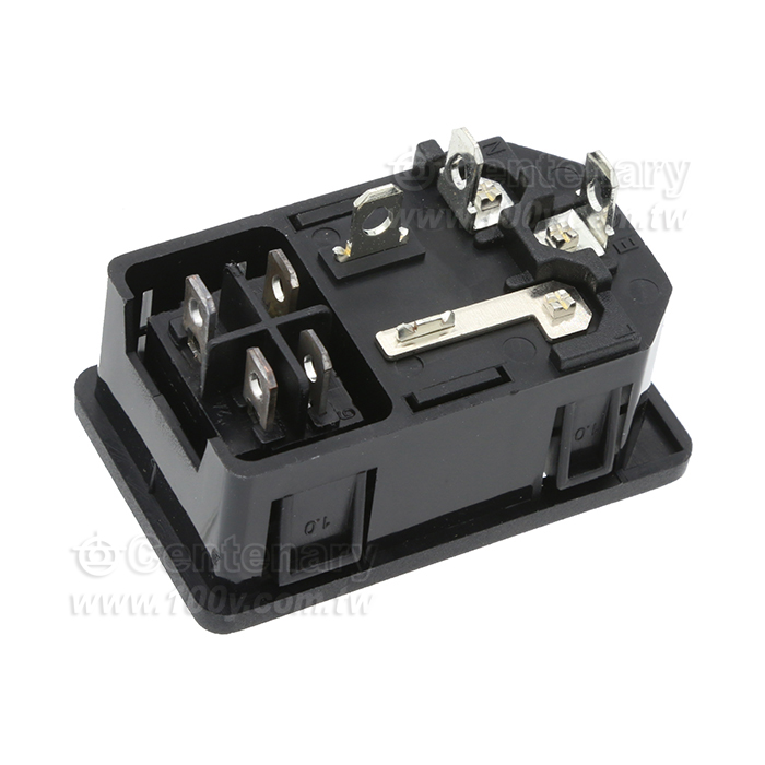 3-in-1 Plug-in Socket D.P Toggle With Green Light Switch - 94023 Product Image